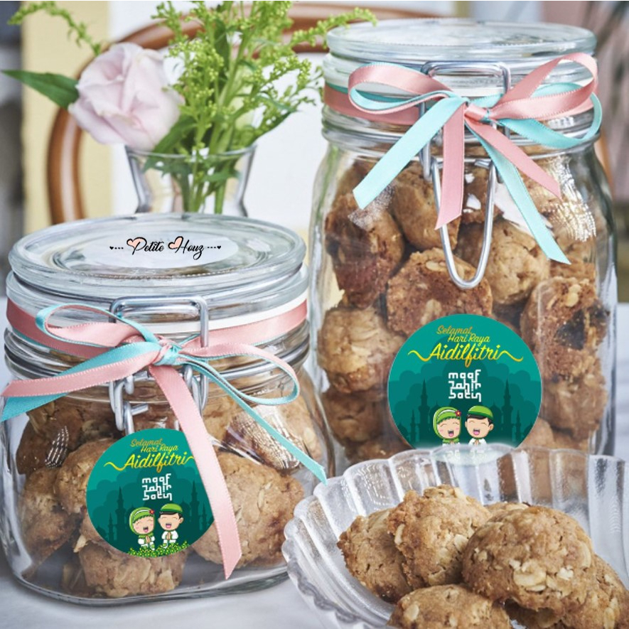 [Petite Houz] Hari Raya Aidilfitri Sticker Label Sticker For Cookie ...