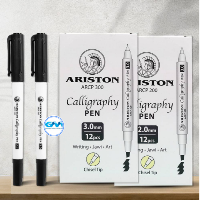 Ariston Calligraphy Pen Twin Head Marker Pen | Calligraphy Twin Tip Pen ...