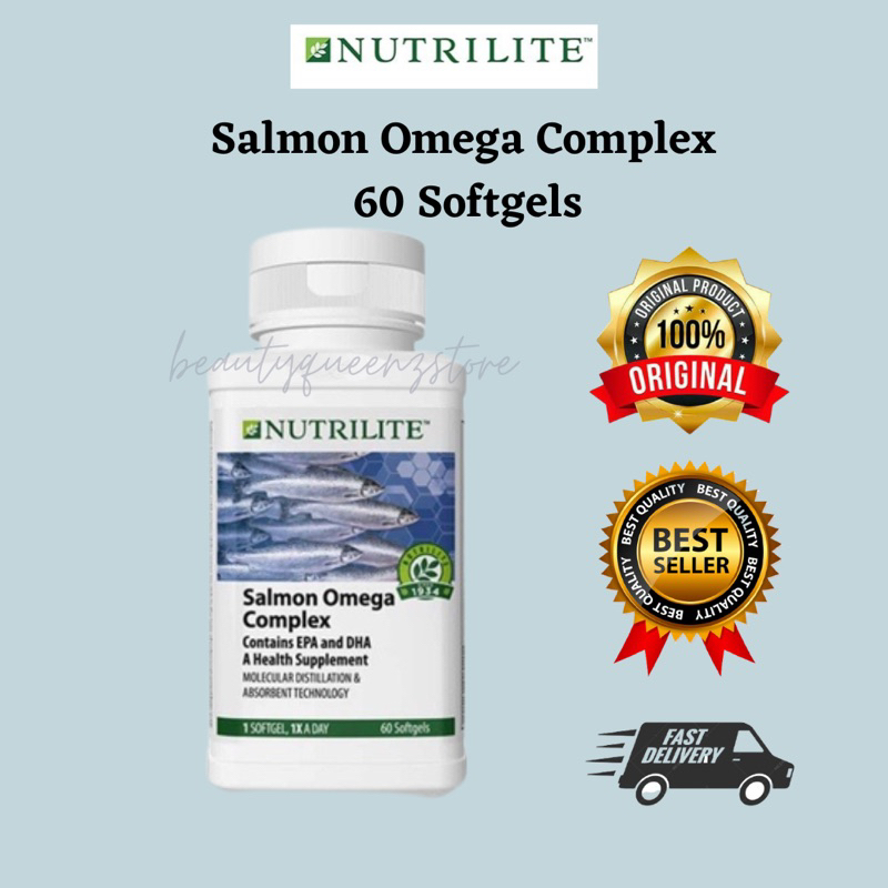 NUTRILITE Salmon Omega Complex (60 Softgels) | Shopee Singapore