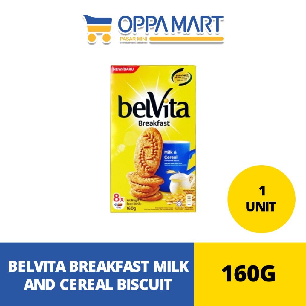 BELVITA BREAKFAST MILK AND CEREAL BISCUIT 160G Shopee Singapore