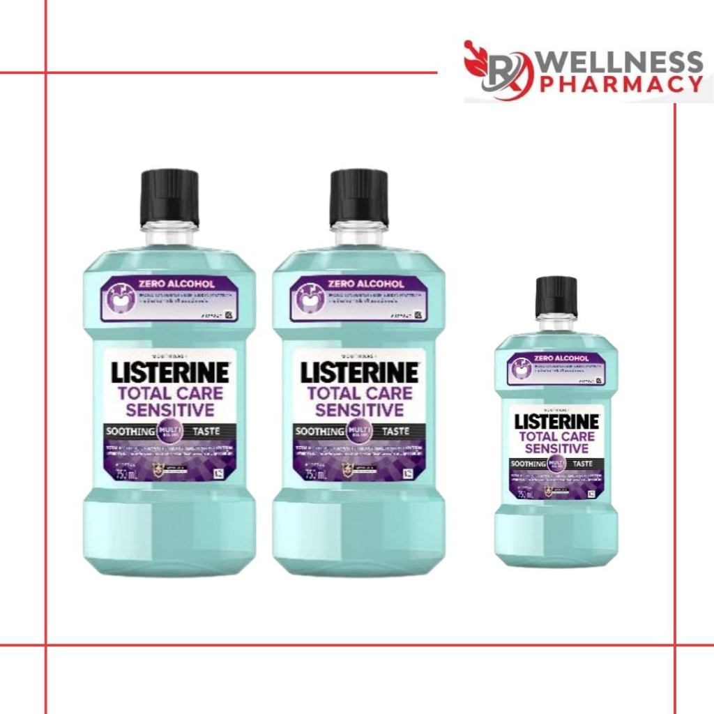LISTERINE Total Care Sensitive Mouthwash 750ML 250ML Shopee Singapore