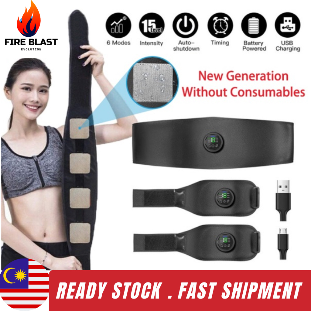 EMS Abdominal Muscle Stimulator EMS Belt Kurus Badan Electro Muscle