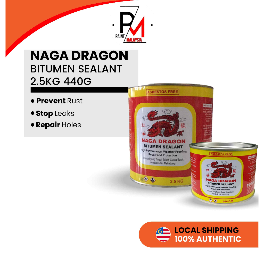 NAGA DRAGON Bitumen Sealant Roof Concrete Tiles Anti Crack Leak Proof ...