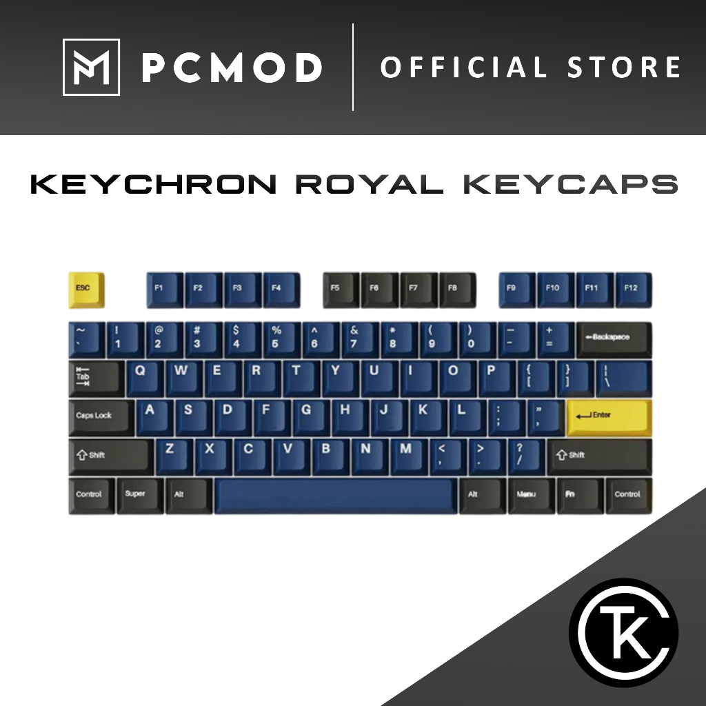 Keyless Royal Keycaps | Cherry Profile Keycaps | Pcmod x KEYMOD ...