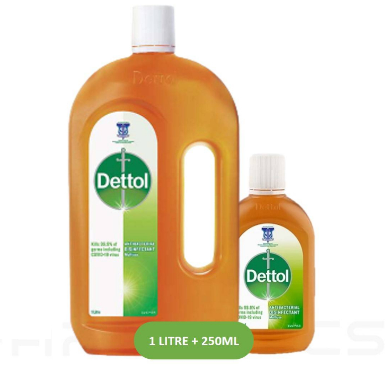 Dettol Antibacterial Disinfectant Multipurpose 1 Liter+250ml | Shopee ...