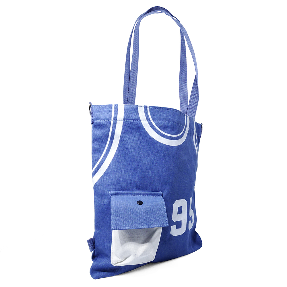 Jersey Design Canvas Shoulder Tote Bag (GM1333) Shopee Singapore
