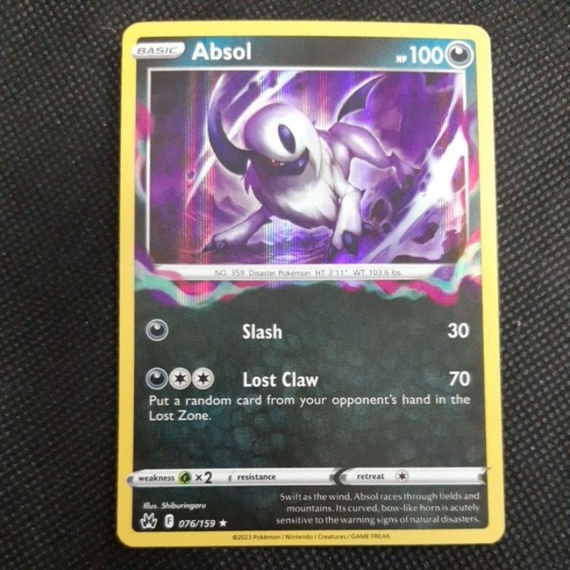 Pokemon Card TCG: Crown Zenith: Ditto 107/159/ Absol/ Hoopa/ Entei/ Kyogre/  Aggron/ Calyrex/ Tapu Lele/ Zarude Holo Pokemon Cards | Shopee Singapore