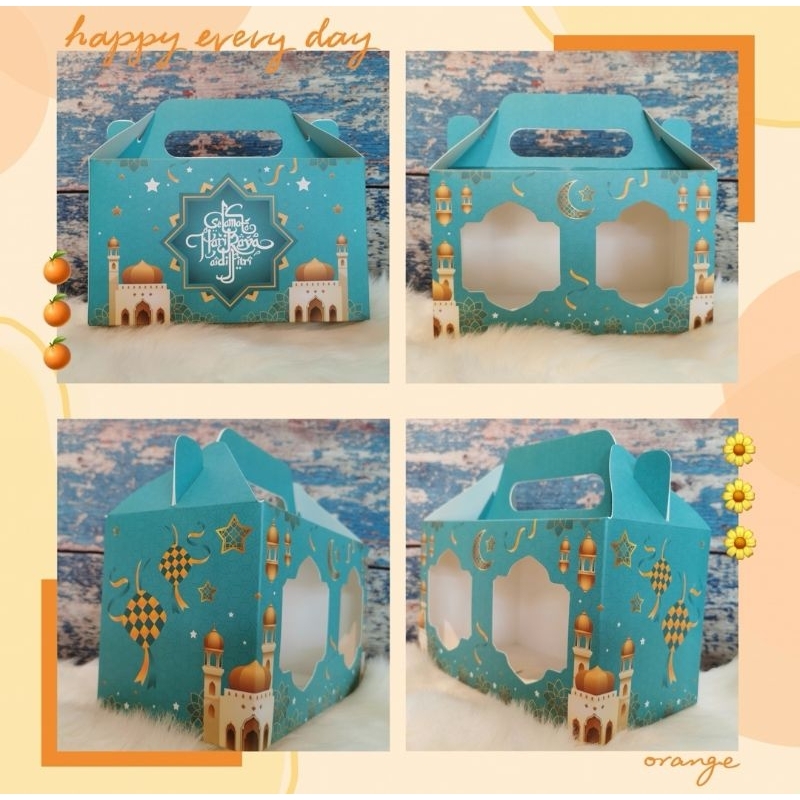 10/20Pcs Hari Raya Cookies Box Kotak Kuih Raya Aidilfitri | Shopee ...