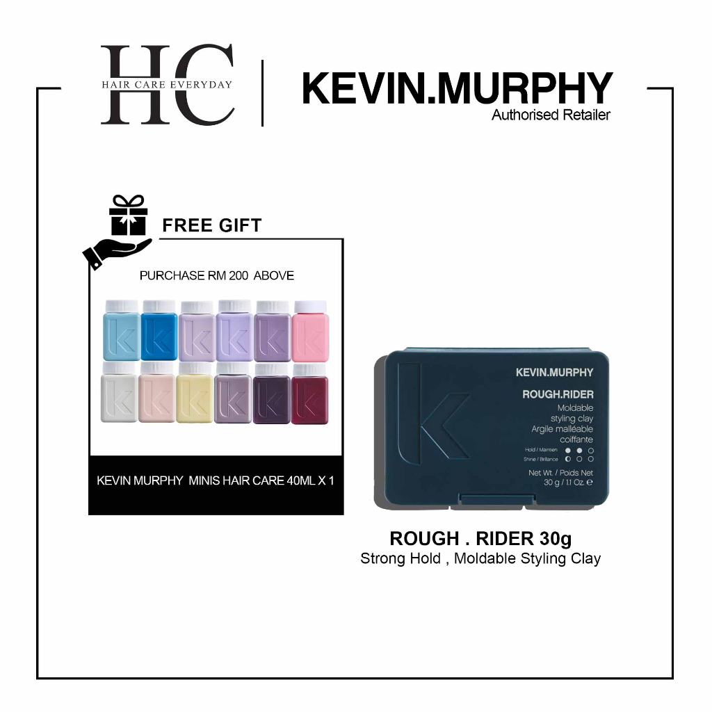 Kevin Murphy Rough Rider 30g ( Strong hold , Moldable Styling Clay ...