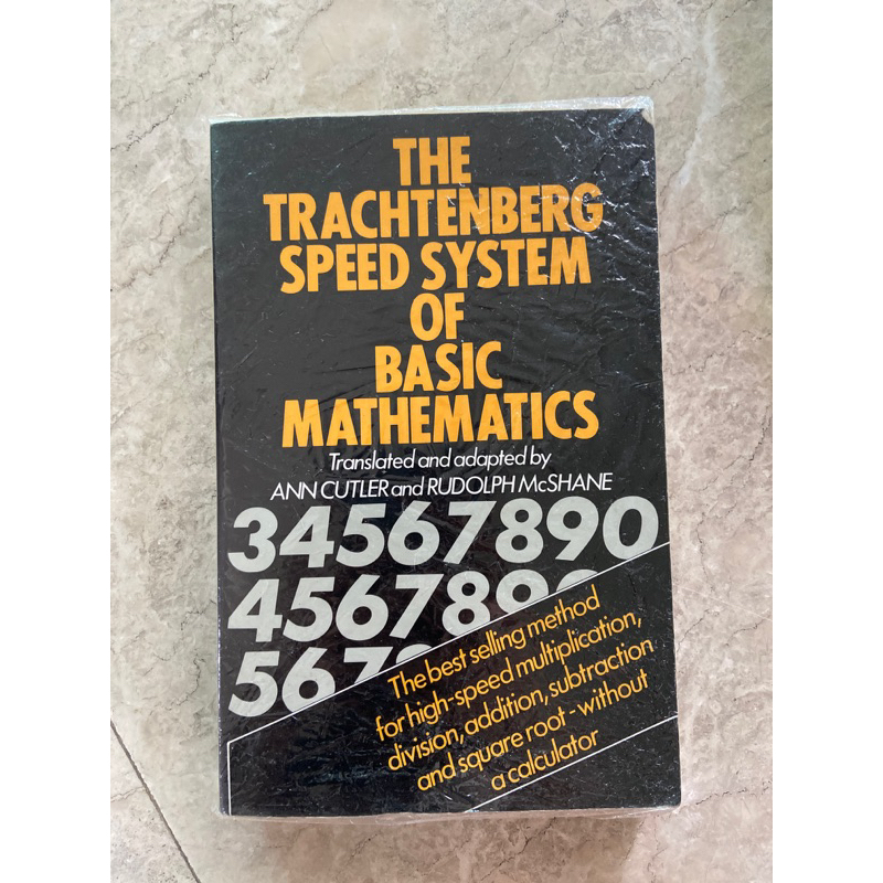 The trachtenberg speed system of basic mathematics | Shopee Singapore