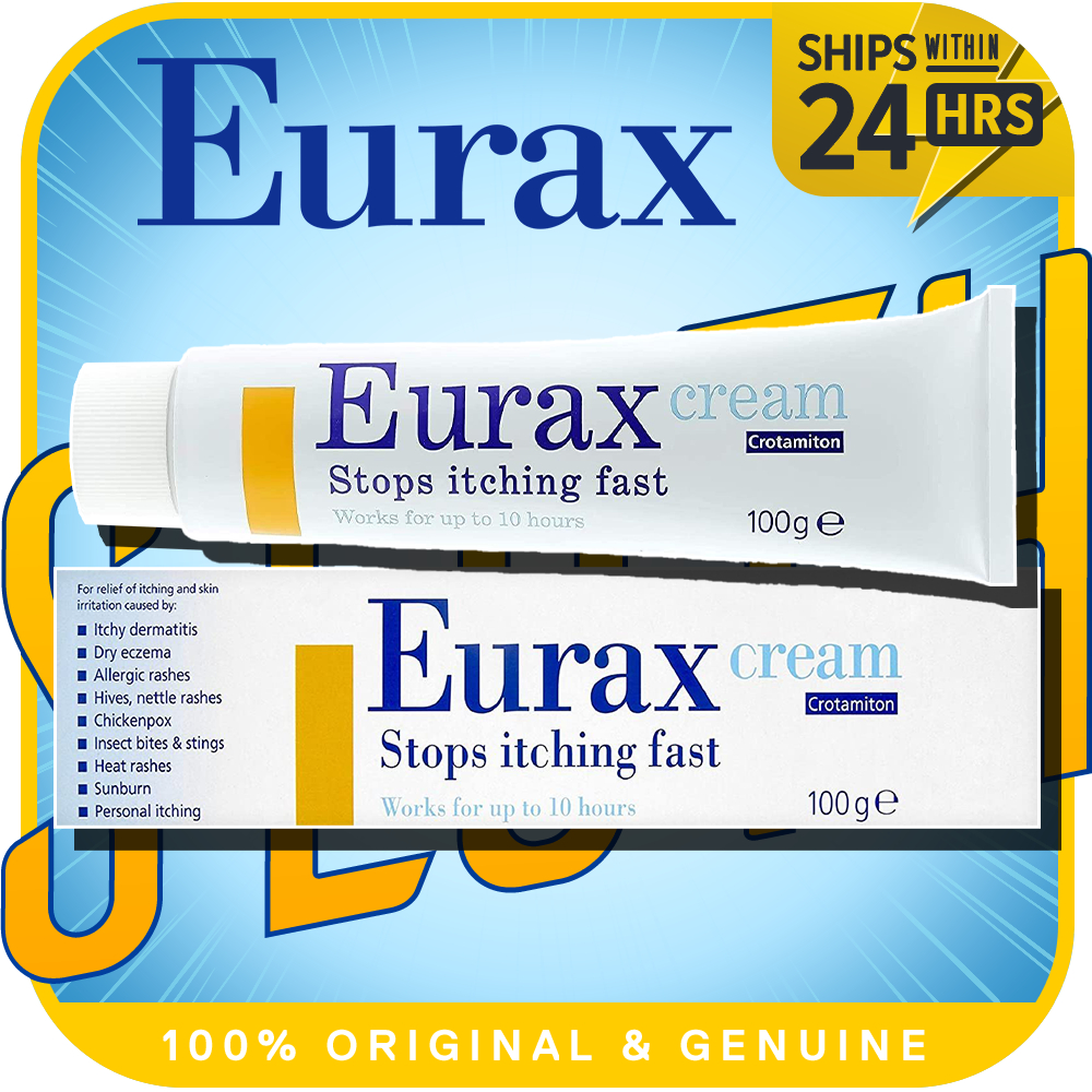 Eurax Itch Relief Cream 30/100g, Rapid Itch Relief, Lasts Up To 8h for