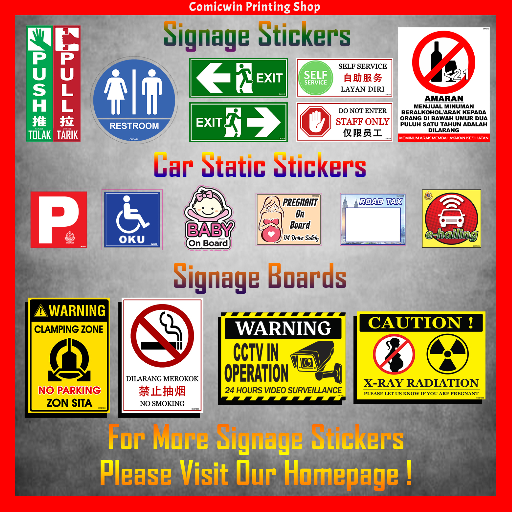 CMC1014 Reserved Parking Signage Board A3 Size (3mm thickness) PVC FOAM ...