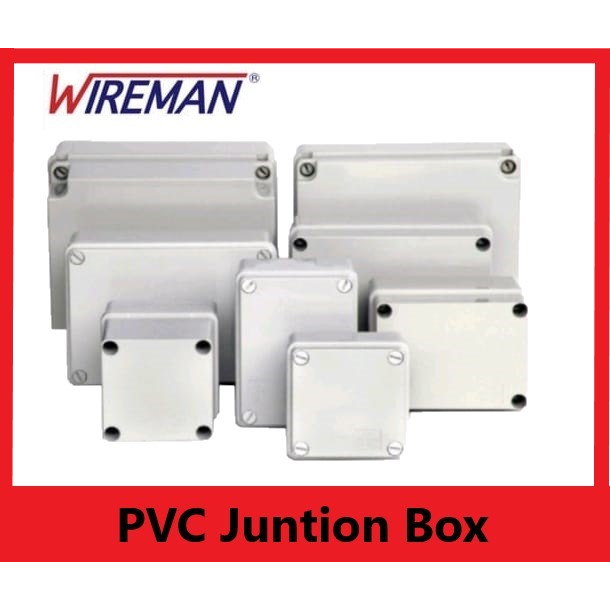 WIREMAN IP56 Weatherproof PVC Enclosure Box /Junction Box/ PVC Electrical Box /AutoGate /CCTV
