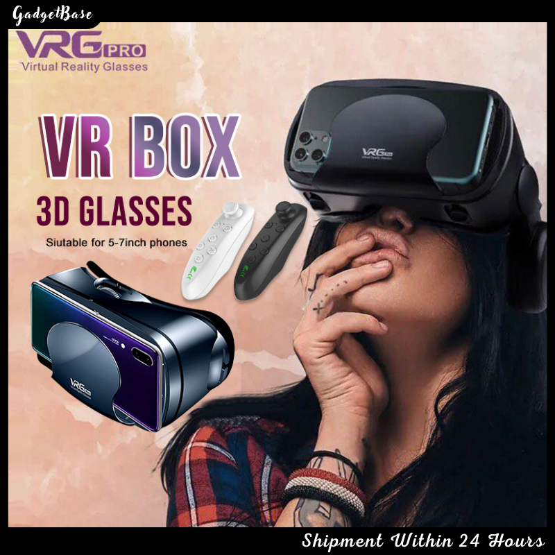 Vrg Pro 3d Virtual Reality Vr 3d For 5 7 Inch Smartphone 3d Glassess Full Screen Visual Wide