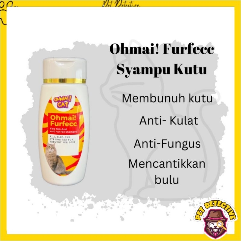 Cat Flea shampoo syampu Ringworm Cat anti kulat anti fungus The Most