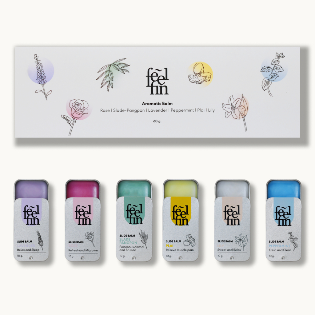 FeelFin Aromatic Slide Balm Silver Edition imported from | Shopee Singapore