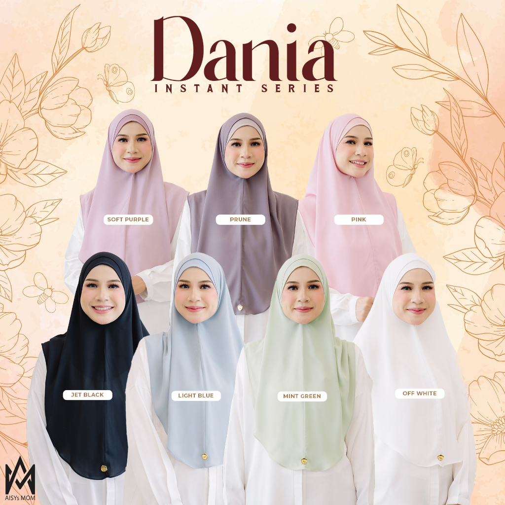 AISYSMOM DANIA INSTANT TUDUNG SARUNG 2 PIECE CHIFFON AND COTTON INNER ...