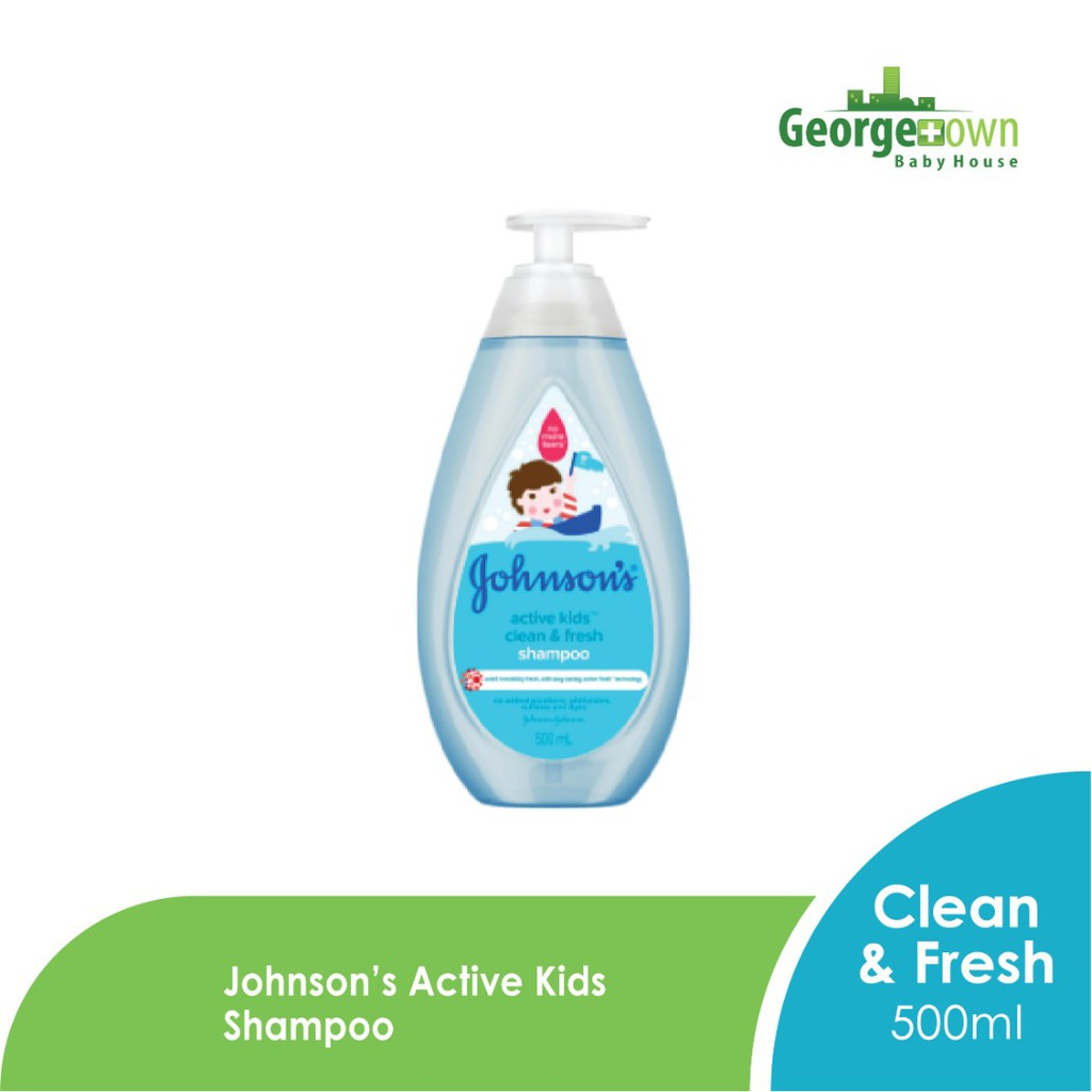 JOHNSONS BABY ACTIVE KIDS CLEAN & FRESH SHAMPOO 500ML (GTG) Shopee Singapore