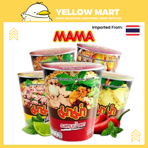 42g Mama Cup Thai Instant Noodle Tom Yum Shrimp Flavour Hot Spicy