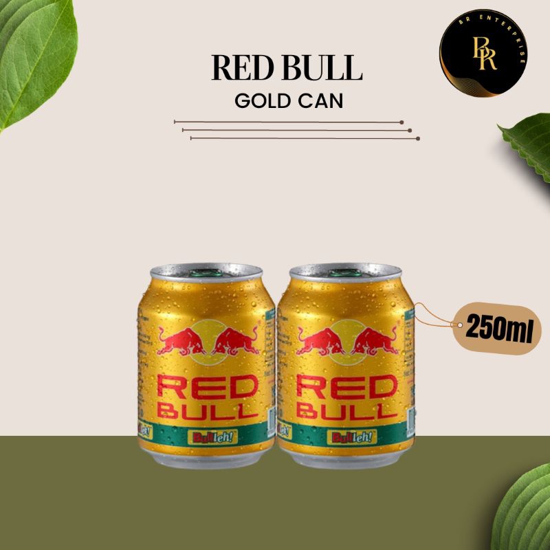 Redbull Energy Drinks Redbull Gold Can Redbull Tin Minuman 250ml