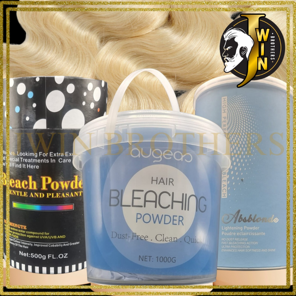 HAIR BLEACHING POWDER GENTLE AND PLEASANT 500G/AUGEAS HAIR BLEACH 1000G/ABSBLONDE BLEACH 500G