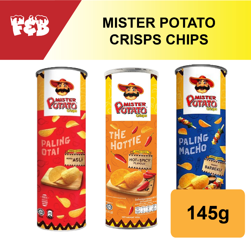 Mister Potato Crisps Chips 145g Shopee Singapore