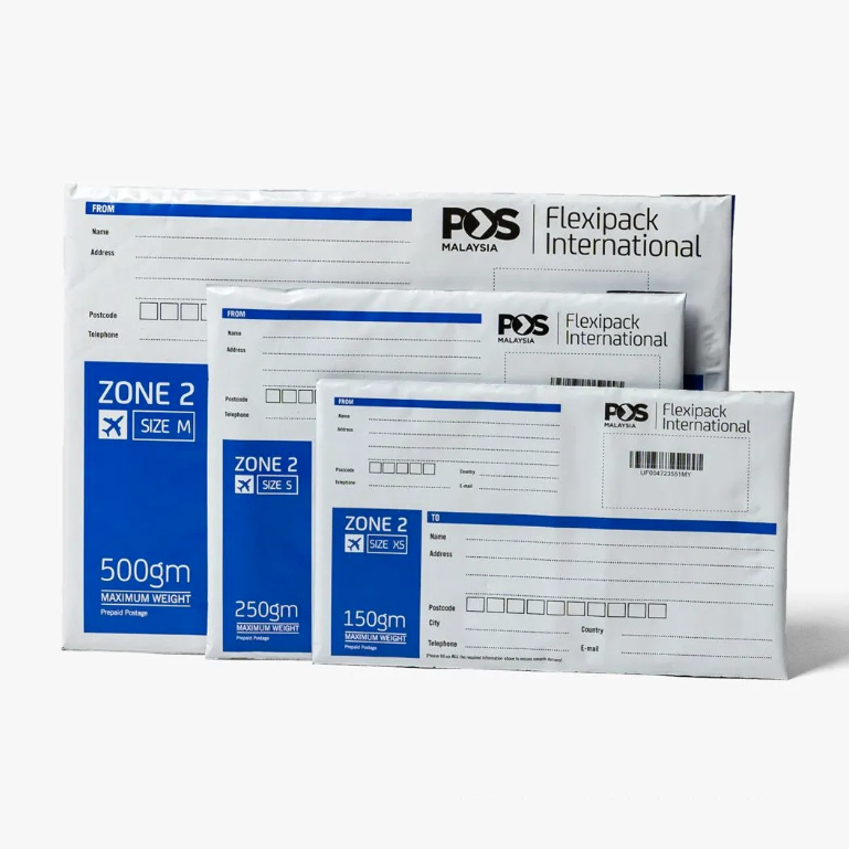 Pos Flexipack International Zone 2 Flyer Envelope, Bubble Wrap Envelope Shopee Singapore