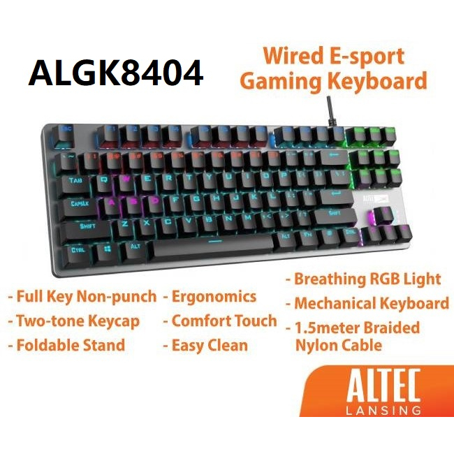 Altec Lansing ALGK Wired Gaming Keyboard | Shopee Singapore