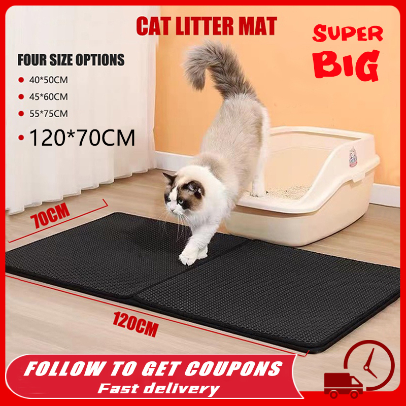 Cat Litter Mat Breathable Anti-flaking Absorbent Deodorant Cat