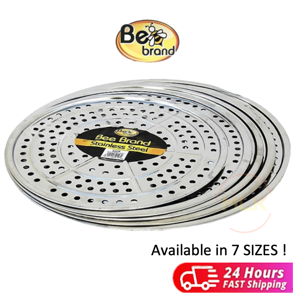 MLK STAINLESS STEEL STEAMER PLATE / STEAMING TRAY/HIDANGAN KUKUS READY