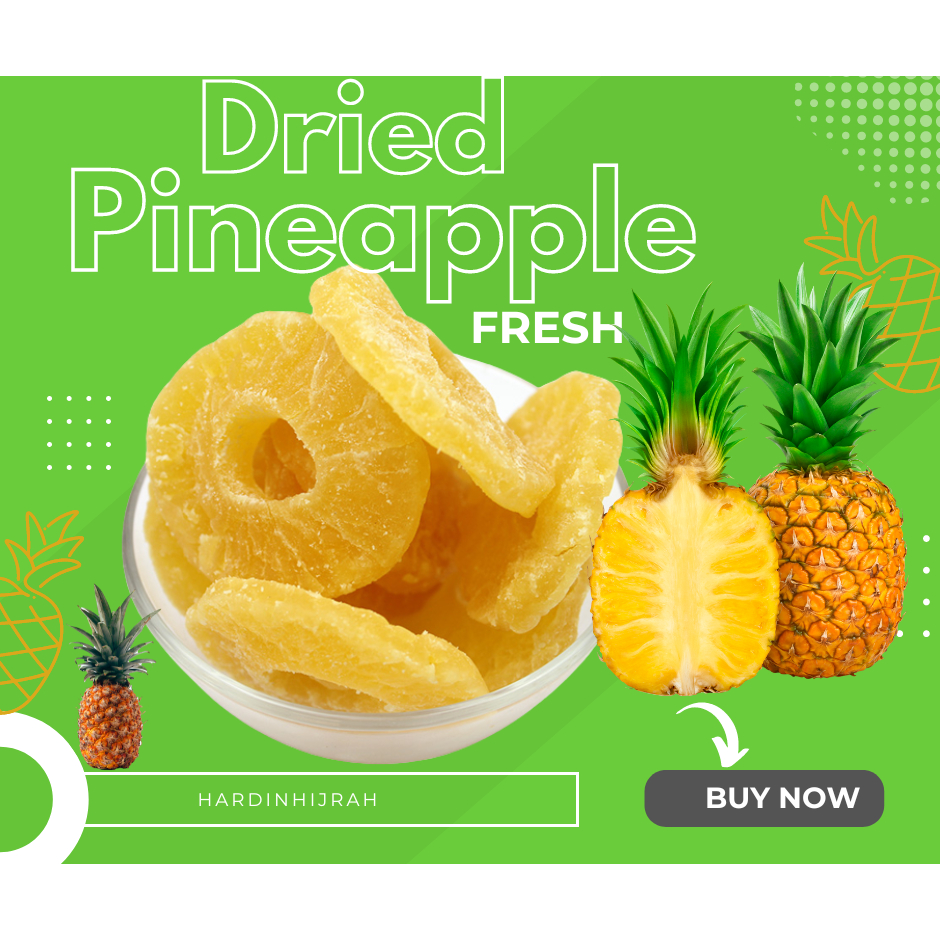 Dried Pineapple Ring Premium/Buah Kering Nenas 250g/500g Shopee Singapore