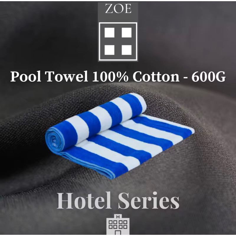 Zoe 100% Cotton Swimming Pool Towel Hotel Quality - Blue Green (600g ...