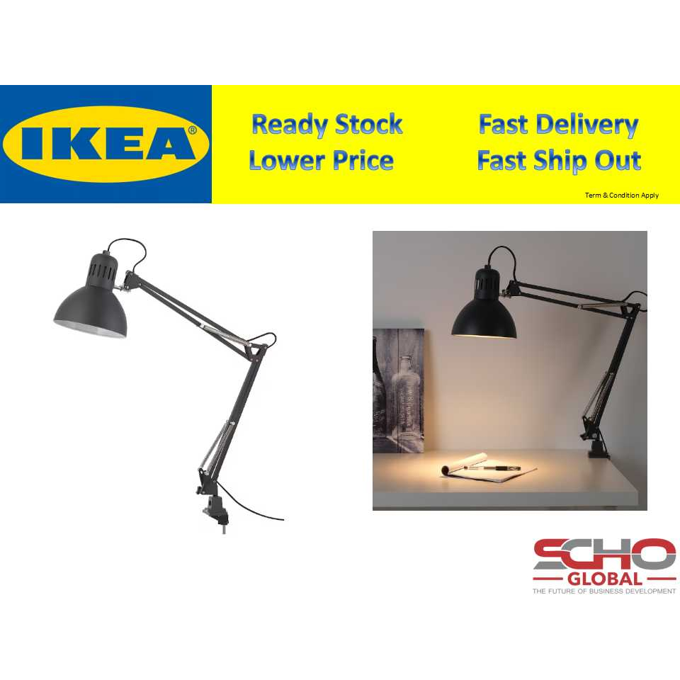 IKEATERTIAL Work lamp, (dark grey/beige/light blue/white) Shopee