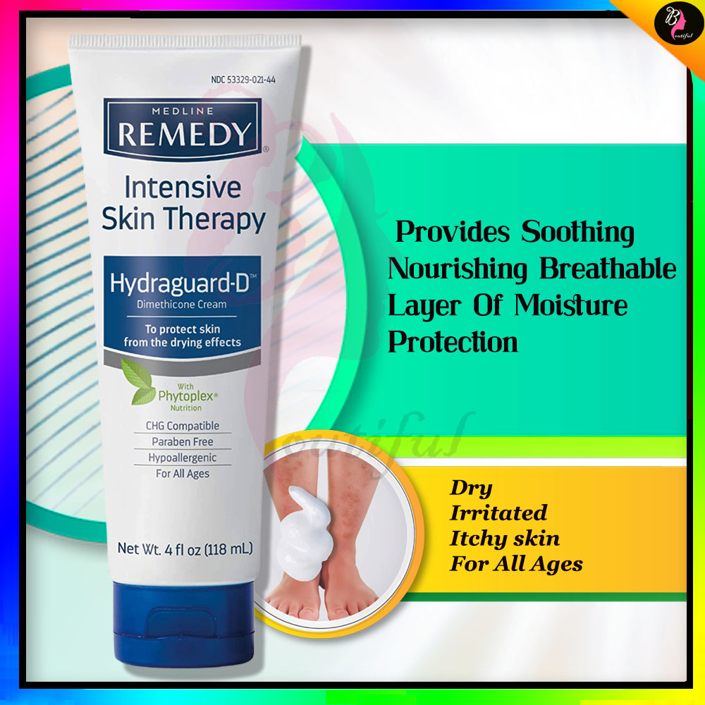 Medline Remedy Skin Therapy HydraguardD Barrier Cream, Moisturising
