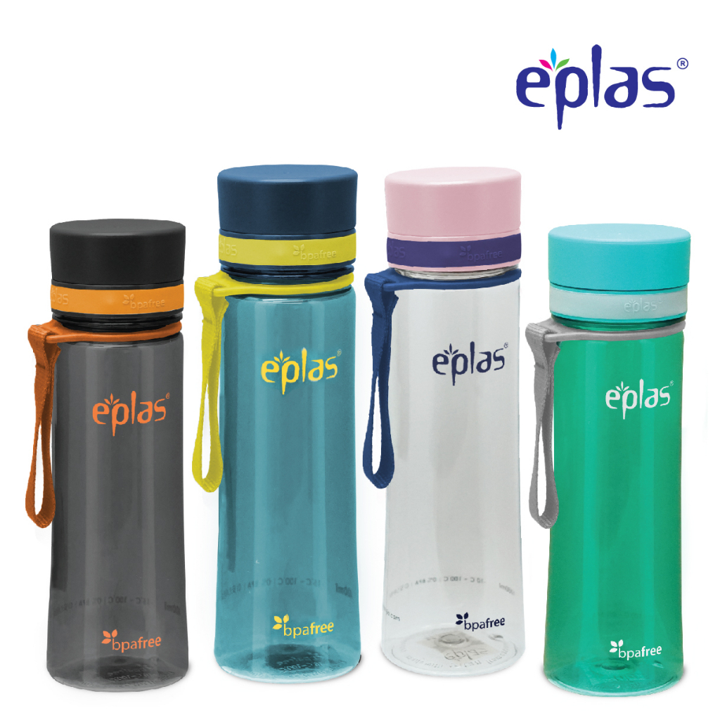 Eplas EGHT EGHC BPA Free Water Bottle W/ Handle, Bottle Air, Water