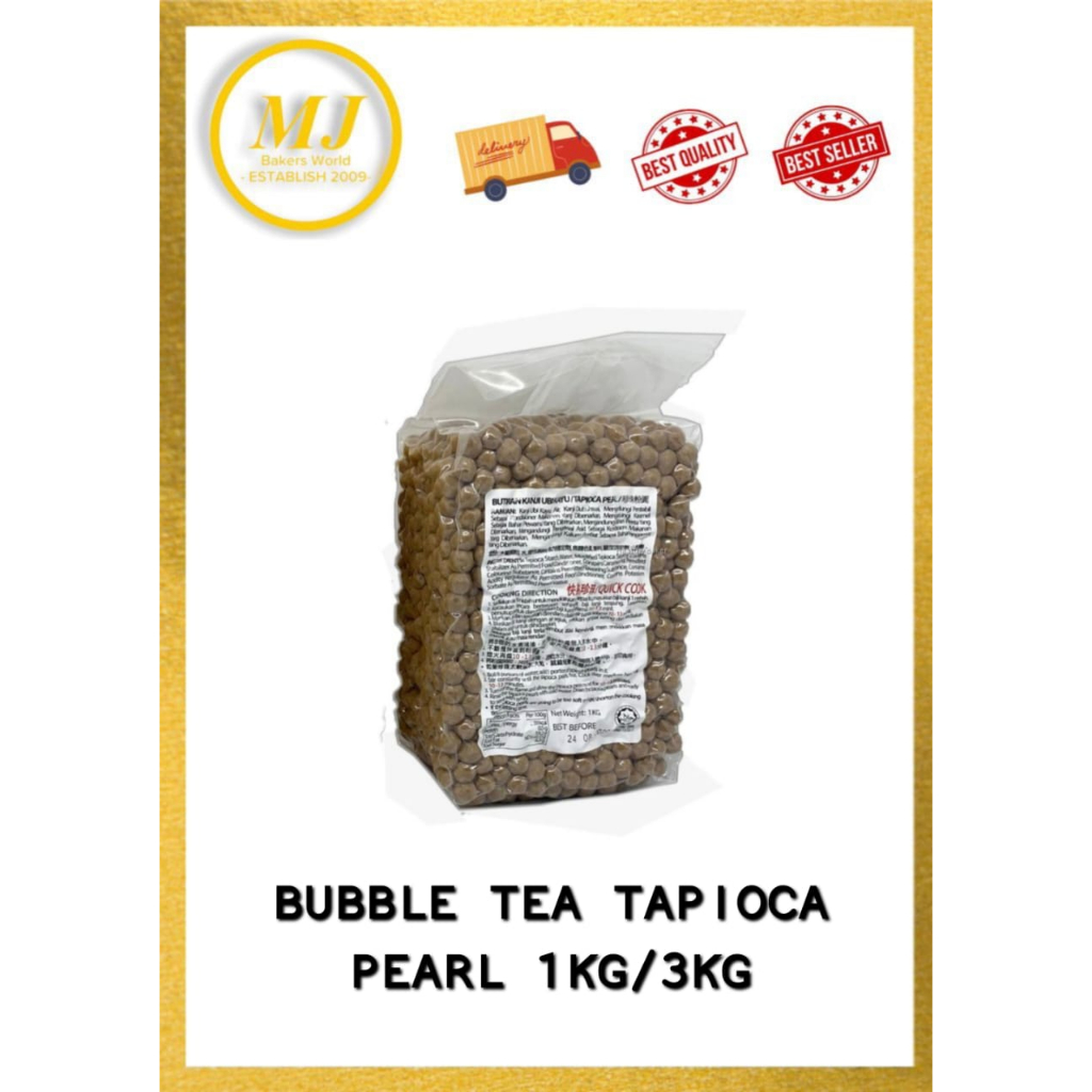 Bubble Tea Tapioca Pearl 3kg /1kg(Halal) Shopee Singapore