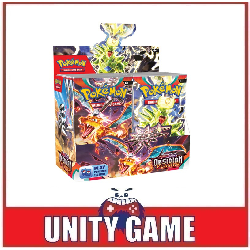 POKEMON TCG SV03 OBSIDIAN FLAMES BOOSTER BOX (whole box) Shopee