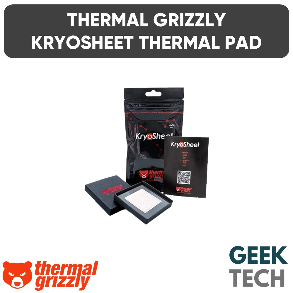 THERMAL GRIZZLY KryoSheet Graphene Thermal Pad for CPU/GPU | Shopee ...