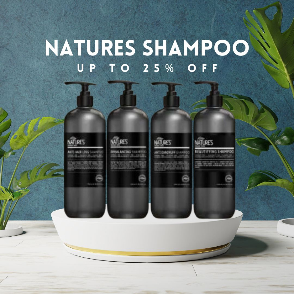 NATURE'S ORGANIC SENSE HAIR SHAMPOO/CONDITIONER 1000ML/300ML Shopee