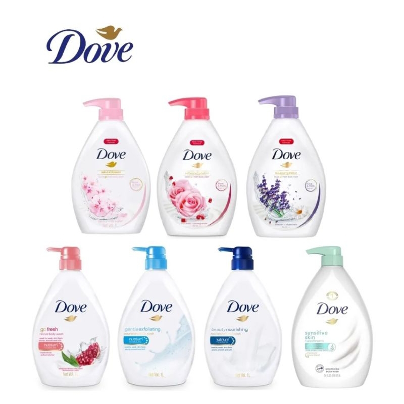 Dove Body Wash Shower Gel (1L) | Shopee Singapore