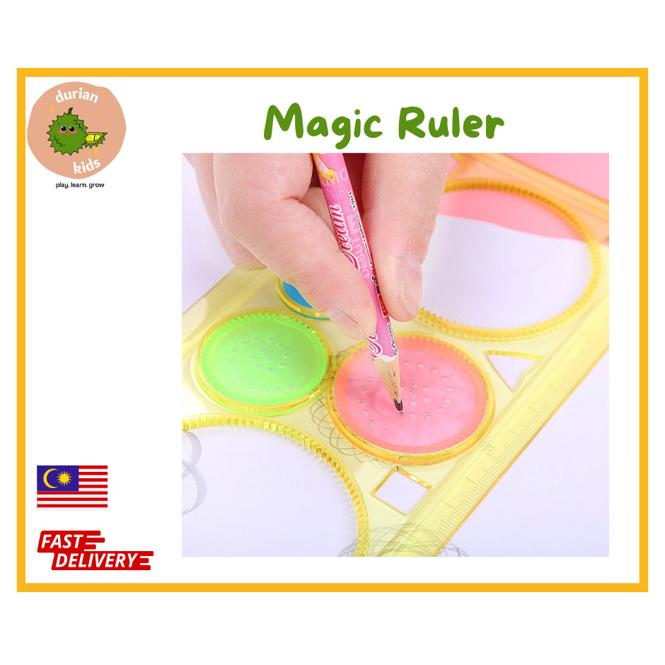 Magic Ruler/ Art Painting Ruler/ Creative Drawing Ruler/ Stationery ...