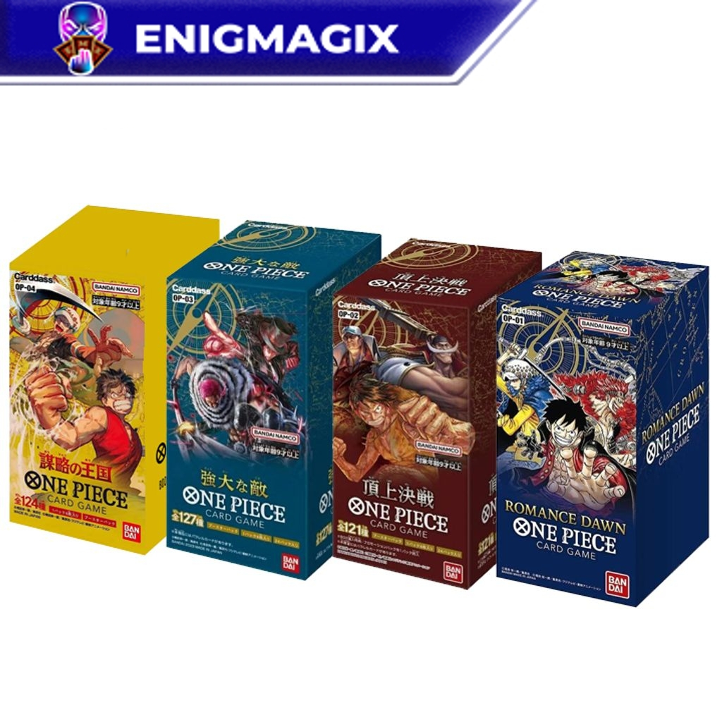 One Piece TCG Booster Box (OP01 / OP02 / OP03 / OP04) Shopee