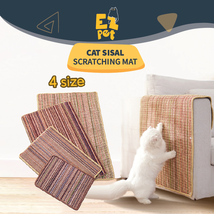 Ezpet Cat Sisal Mat Cat Scratching Mat Scratcher Cat Scratcher Cat
