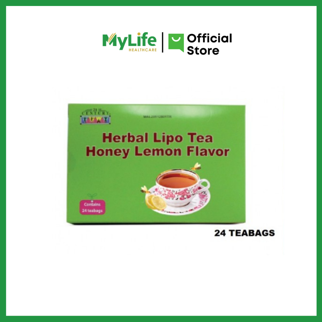 21ST HERBAL LIPO TEA NATURAL / HONEY LEMON FLAVOR (24's) | Shopee Singapore