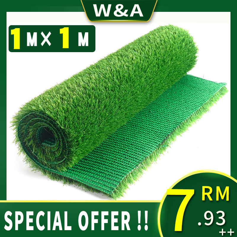 Artificial Grass Carpet Rug Palsu Karpet Rumput Tiruan Home Balcony