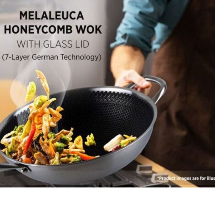 Wok with Glass Lid Shopee Singapore