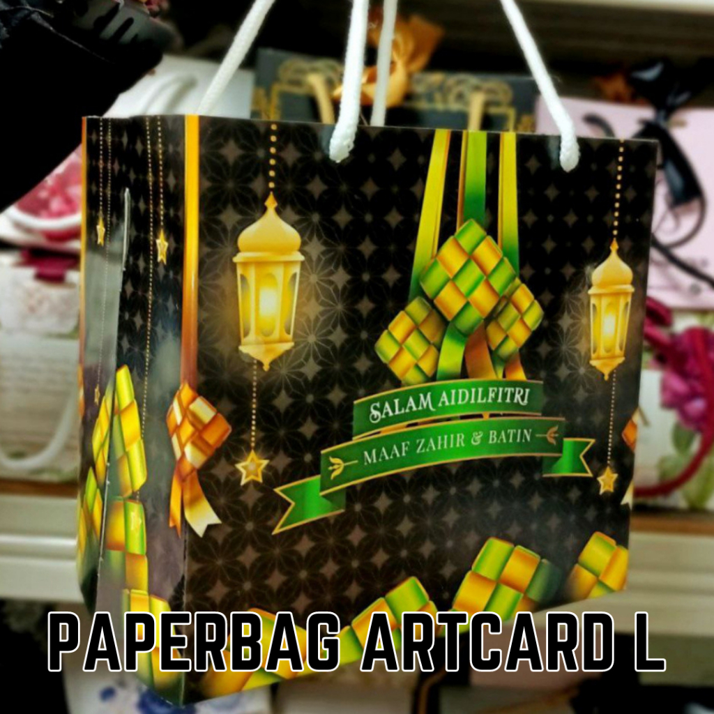 1PCS PAPERBAG ARTCARD L RAYA/RAYA BOX/KOTAK BALANG KUIH RAYA/RAYA 2023 ...