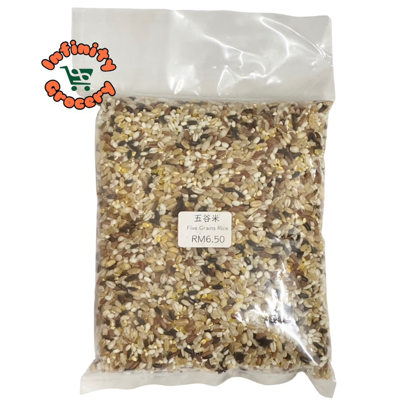 五谷米 五色糙米 | Five Colour Combination Rice ( 500g ) 黑米红米糙米燕麦荞麦 Black Rice ...