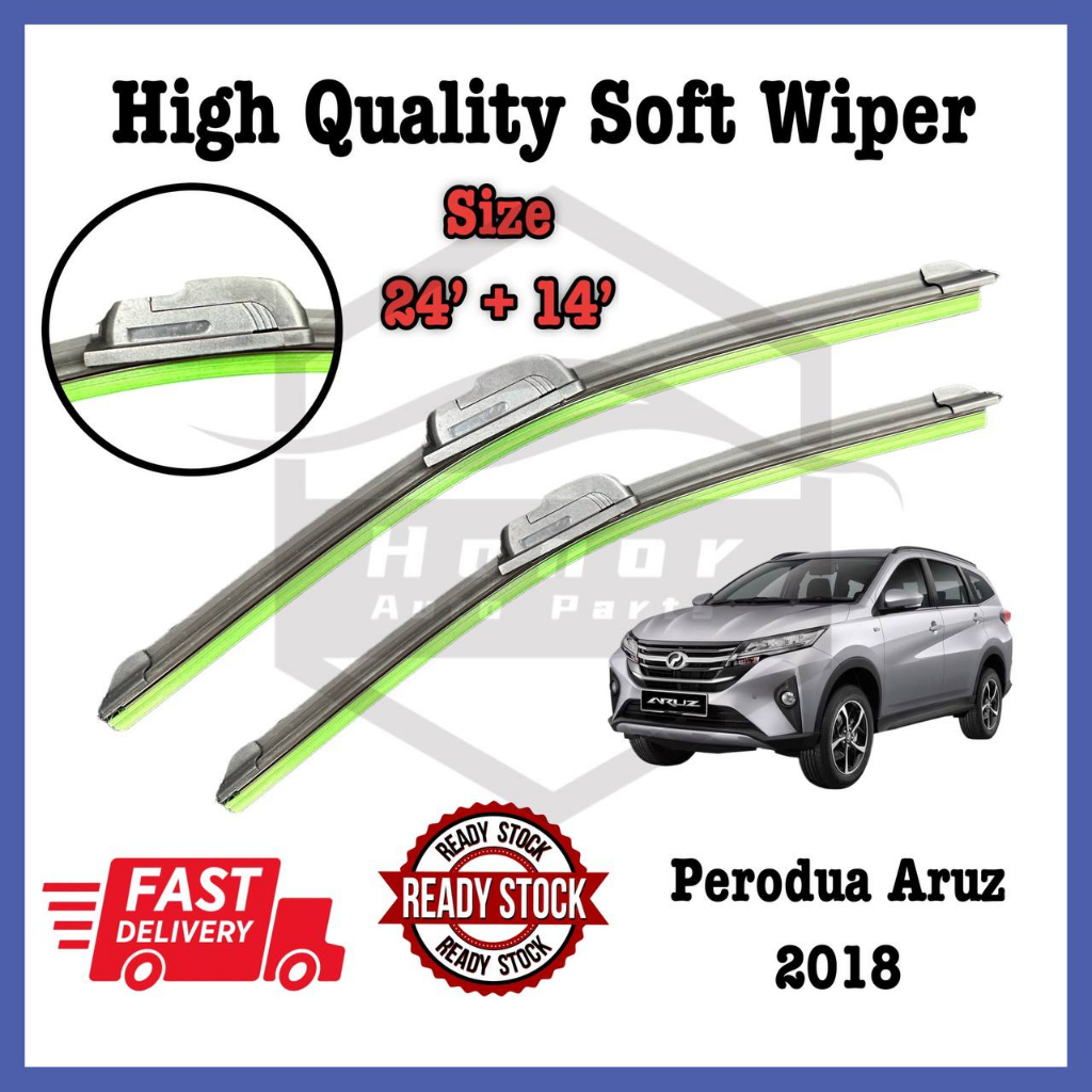PERODUA ARUZ 2018 HIGH QUALITY SILICONE SOFT WIPER