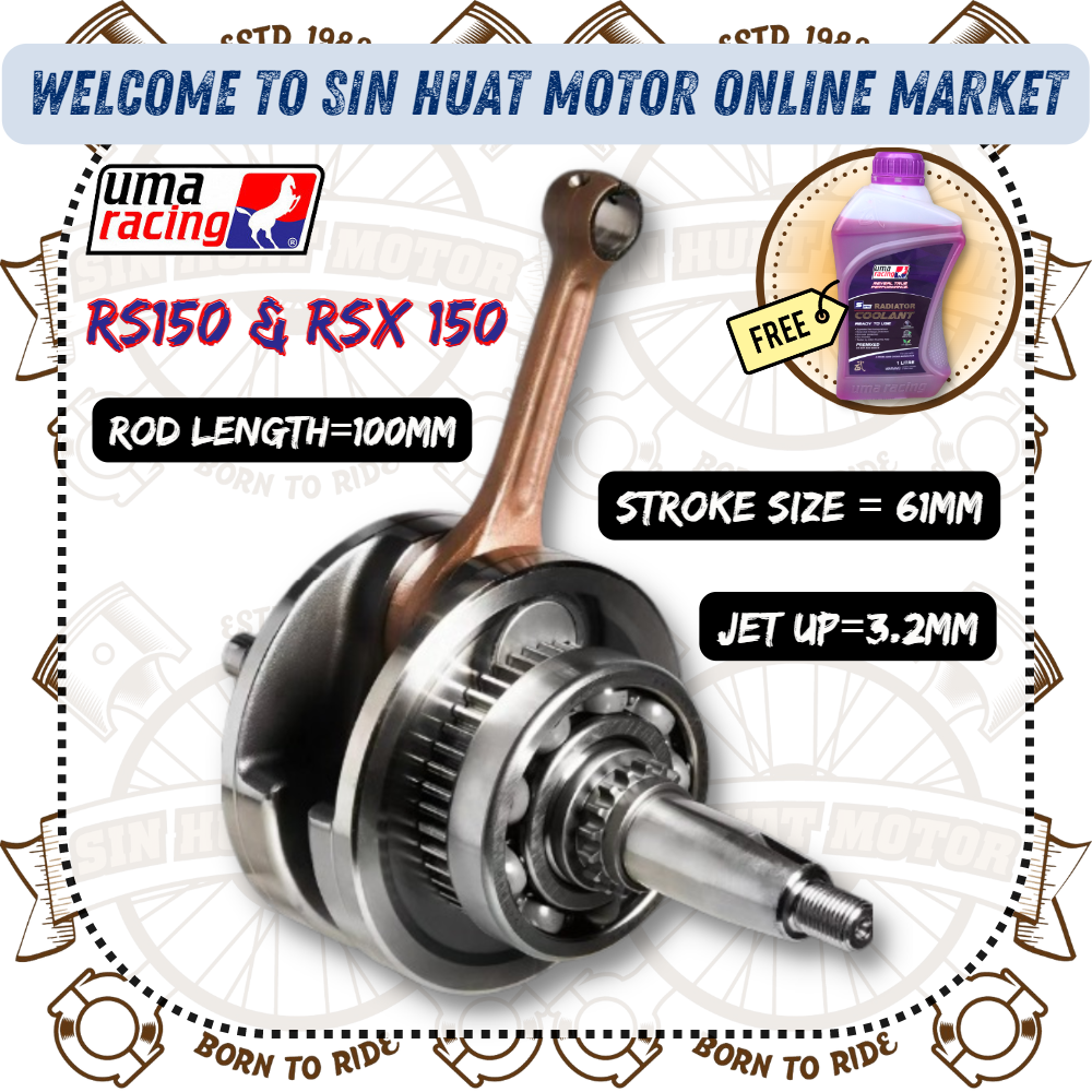 FREE UMA PREMIX COOLANT HONDA RS150 RSX150 RSX 150 UMA RACING